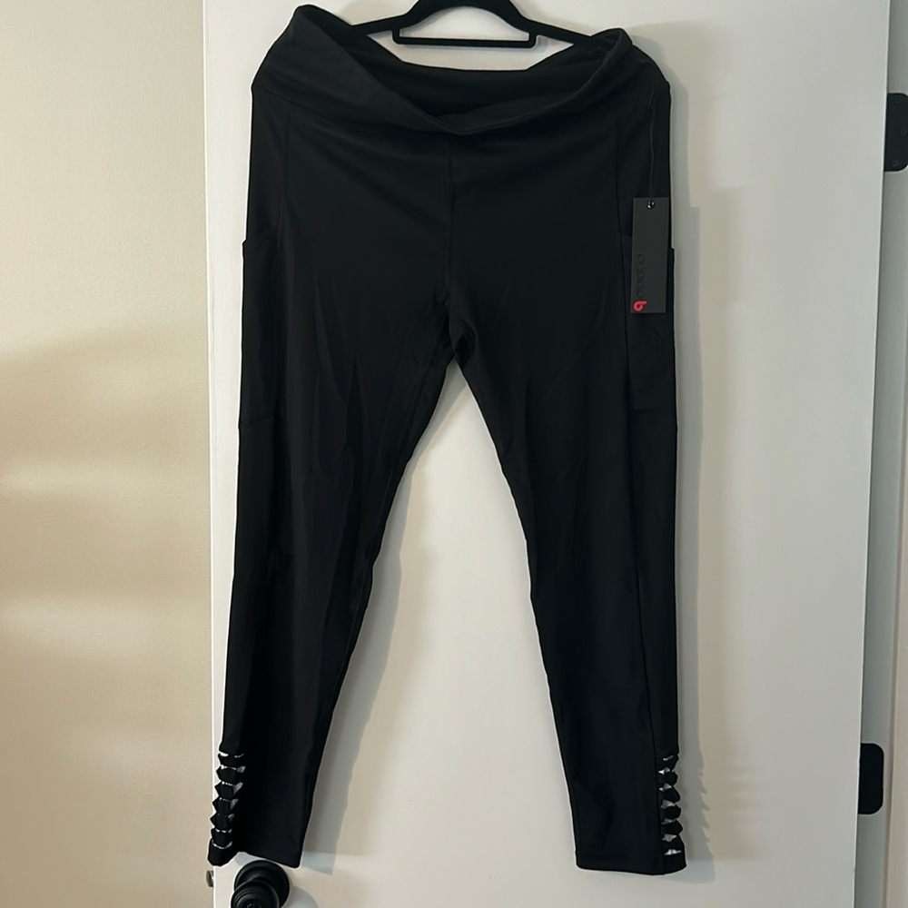 Mono b RED - 2x women’s origami highwaist leggings